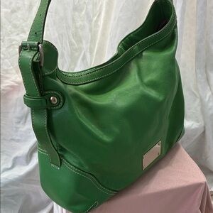 Michael Kors Vibrant Green Leather Bag